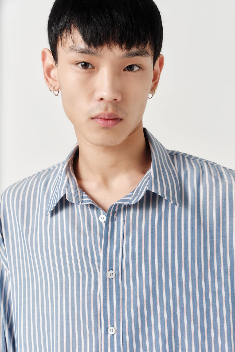 ASHA JASPER - Executive Shirt - Railroad Stripe | ASHA JASPER | Mad About The Boy