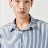 ASHA JASPER - Executive Shirt - Railroad Stripe | ASHA JASPER | Mad About The Boy