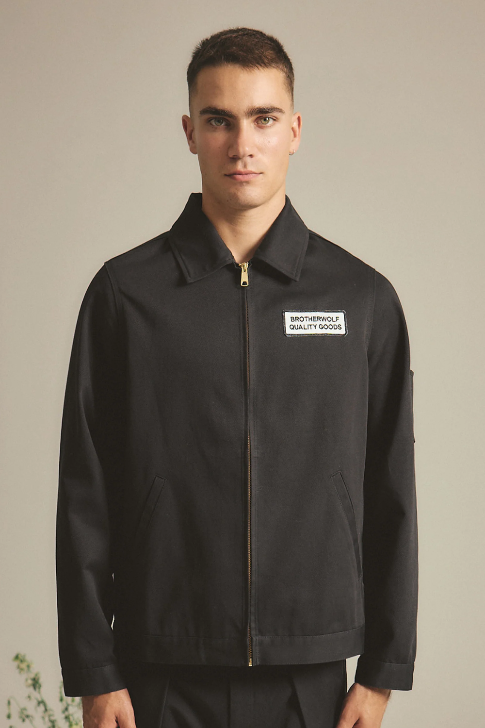 Trucker Jacket - Black | Brotherwolf | Mad About The Boy