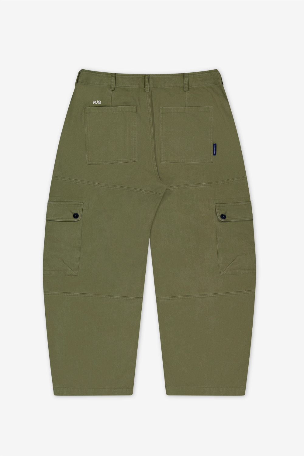 Dart-Knee Cargo Pants - Washed Olive Herringbone | PORTER JAMES SPORTS | Mad About The Boy