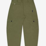 Dart-Knee Cargo Pants - Washed Olive Herringbone | PORTER JAMES SPORTS | Mad About The Boy