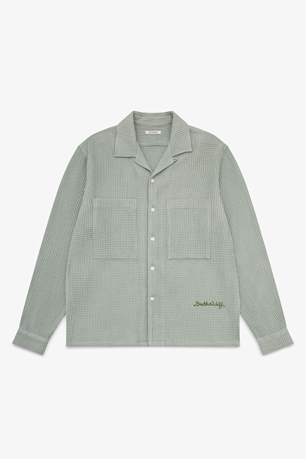 Buckley L/S Shirt - Green | Brotherwolf | Mad About The Boy