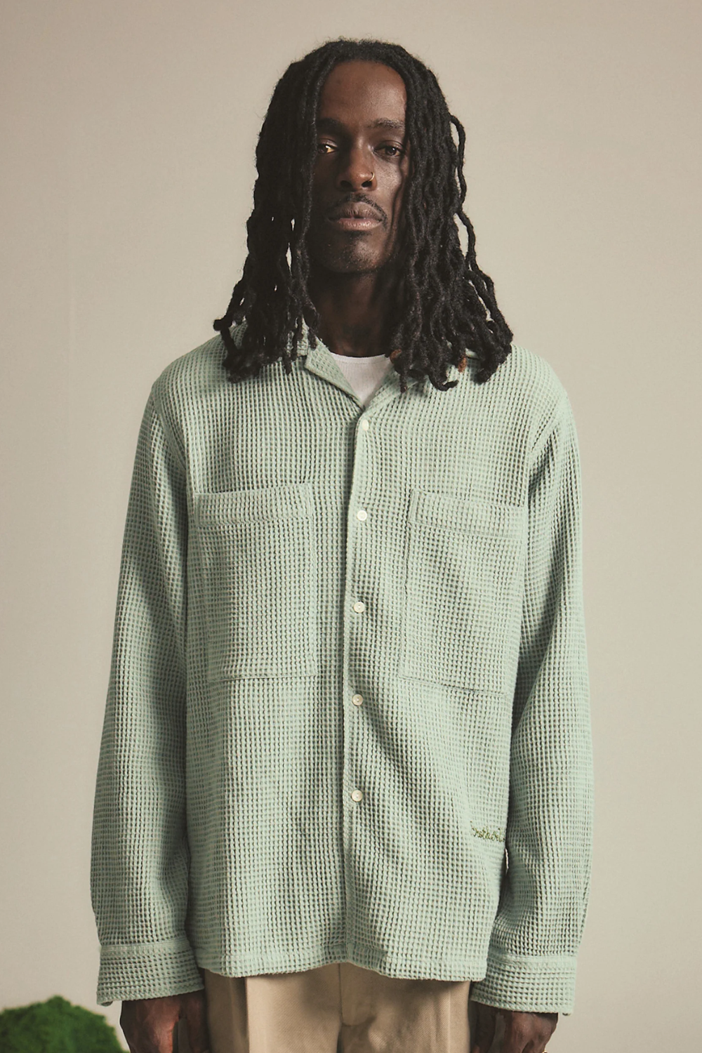 Buckley L/S Shirt - Green | Brotherwolf | Mad About The Boy