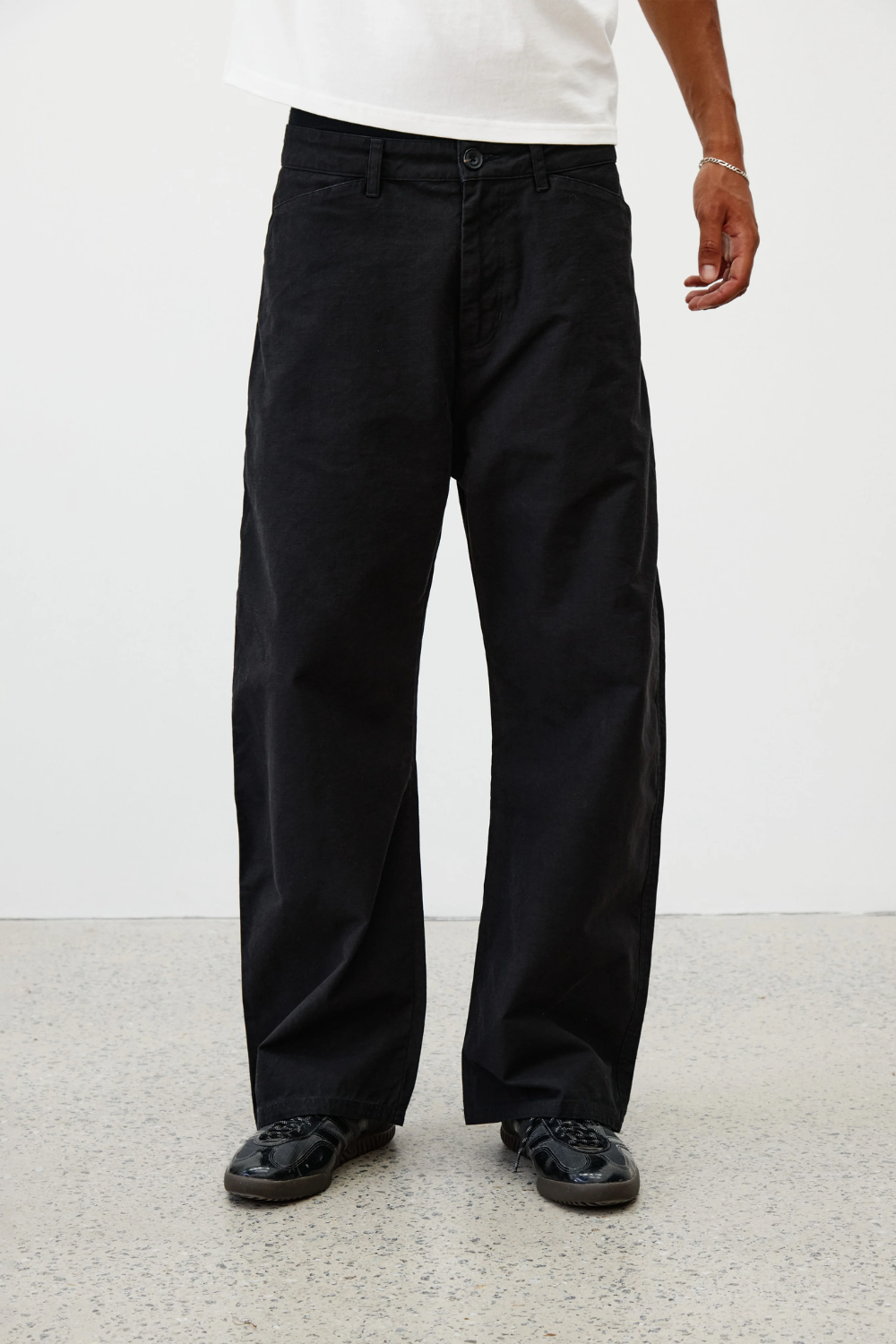 Reverse Twill Barrell Pant - Black | Observe Gallery | Mad About The Boy