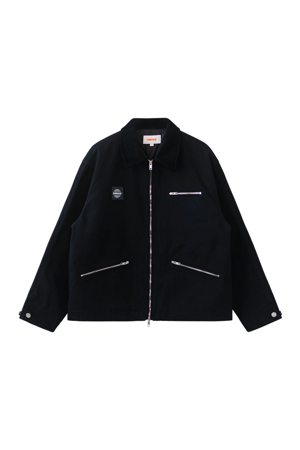 Bison Jacket - Black | Checks Downtown | Mad About The Boy