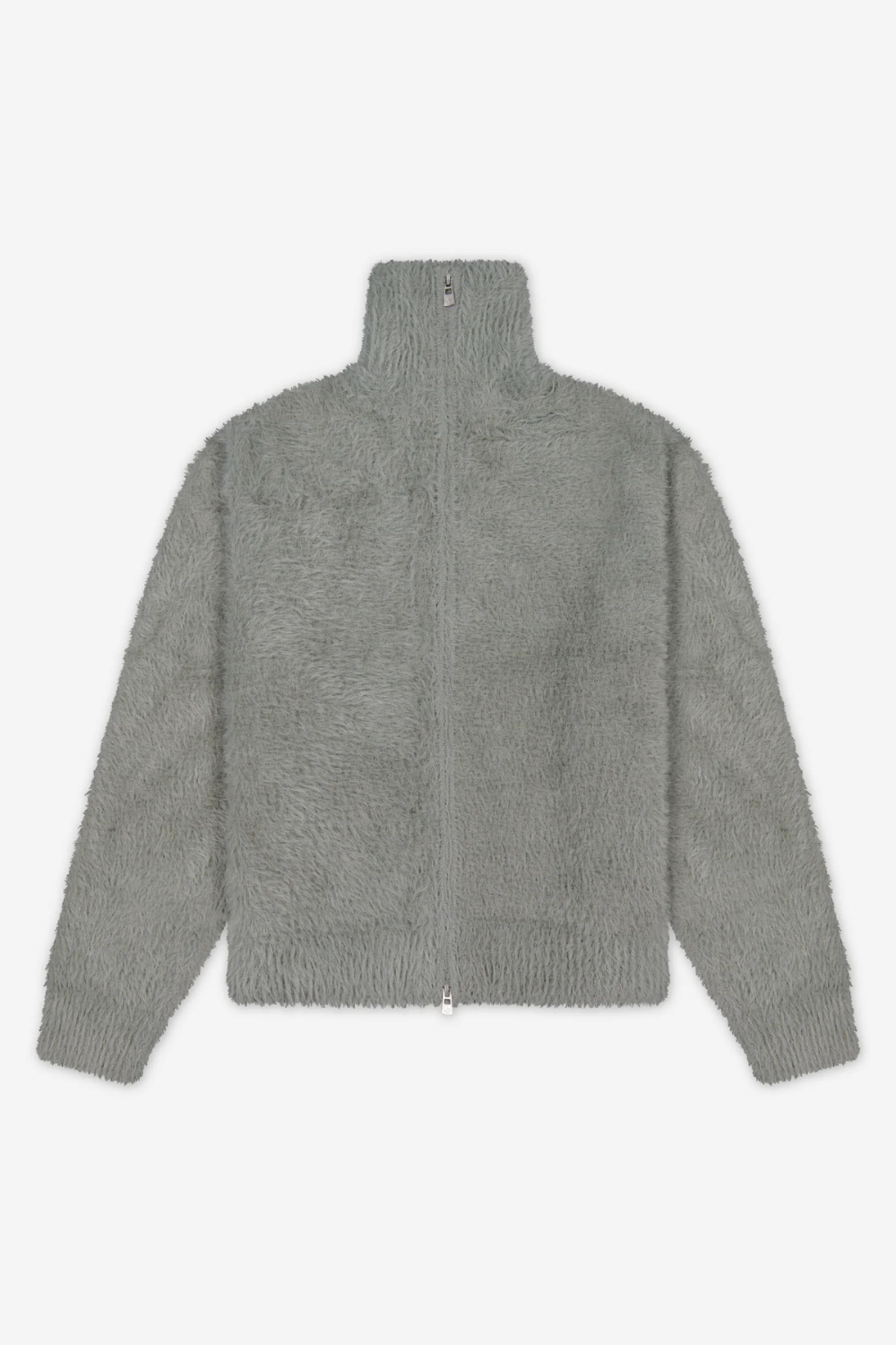 Brushed Knitted Zip Up / Grey | PORTER JAMES SPORTS | Mad About The Boy
