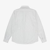 Script L/S Shirt - White Stripe | Brotherwolf | Mad About The Boy