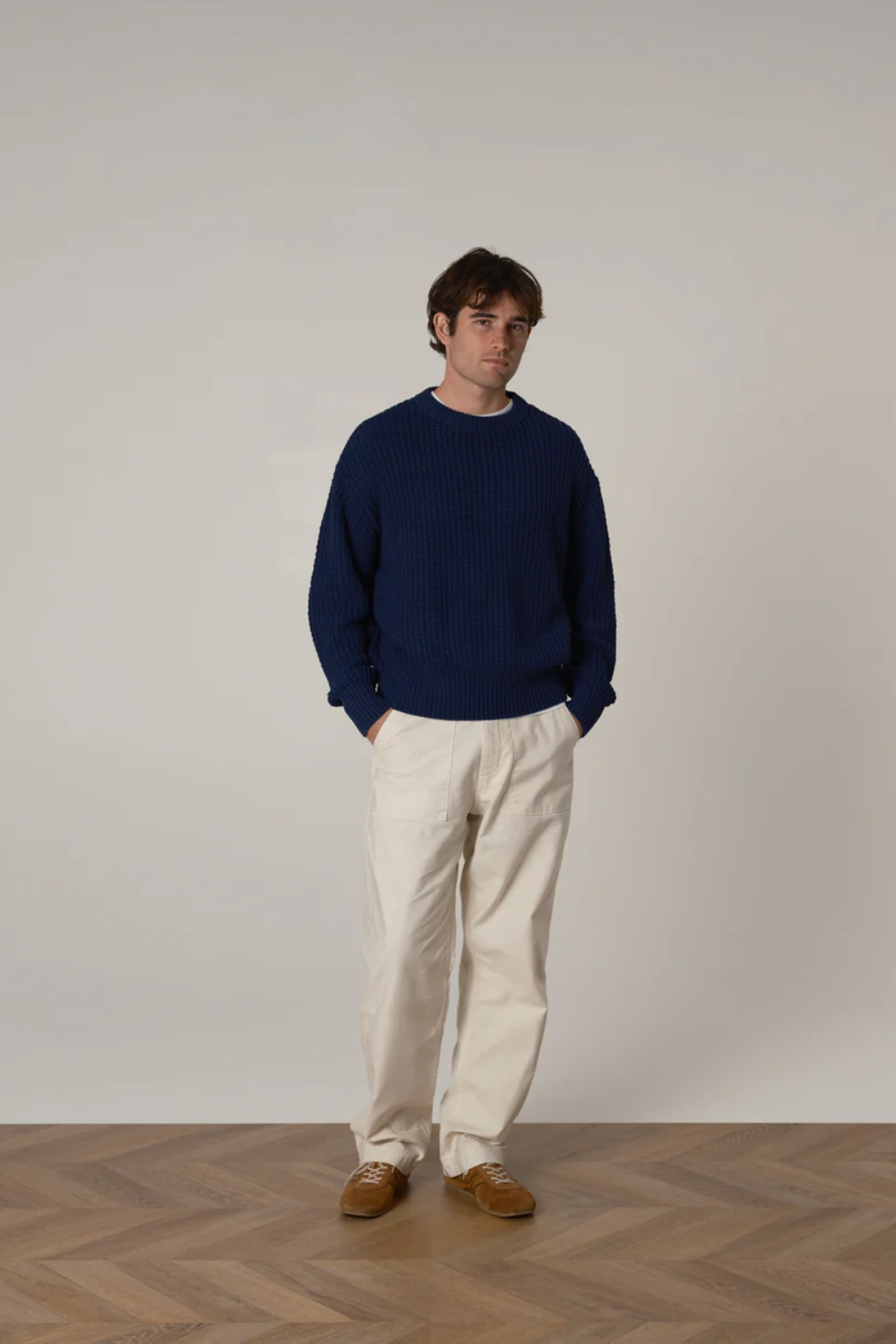 Every Other Thursday - Fishermans Knit - Navy | Every Other Thursday | Mad About The Boy