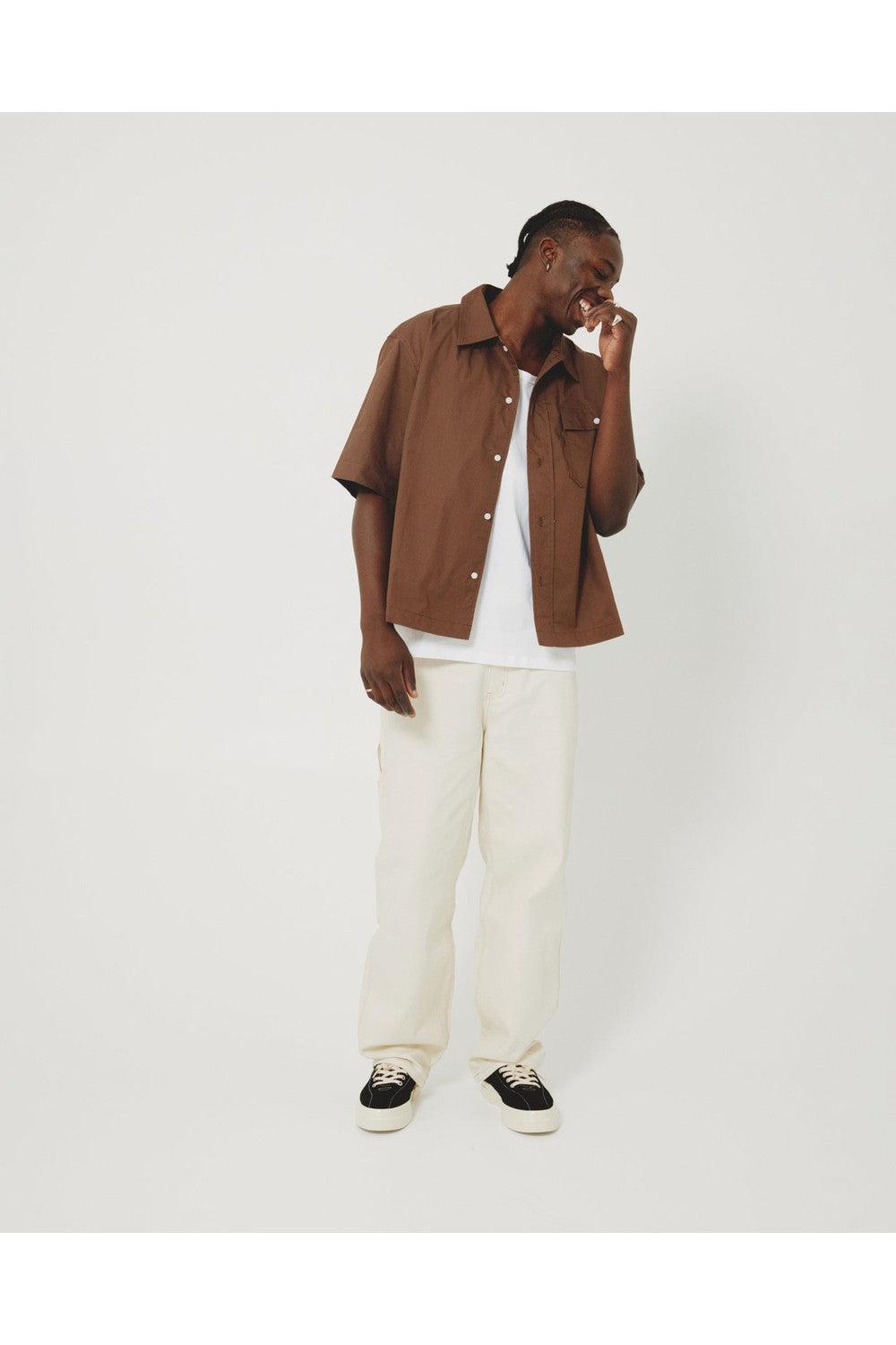 Commoners Mens Box Fit Shirt - Cocoa | COMMONERS | Mad About The Boy