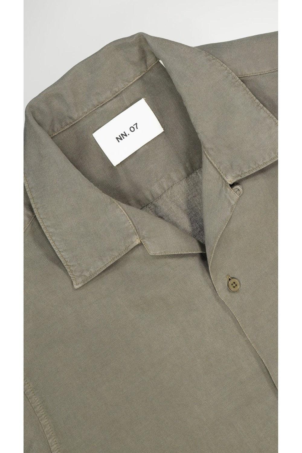 NN.07 Julio Linen Blend Shirt Capers | NN07 | Mad About The Boy