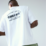 Lockup T-Shirt - White | Checks Downtown | Mad About The Boy
