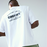 Lockup T-Shirt - White | Checks Downtown | Mad About The Boy