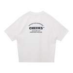 Lockup T-Shirt - White | Checks Downtown | Mad About The Boy
