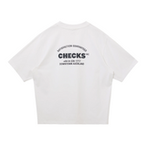Lockup T-Shirt - White | Checks Downtown | Mad About The Boy