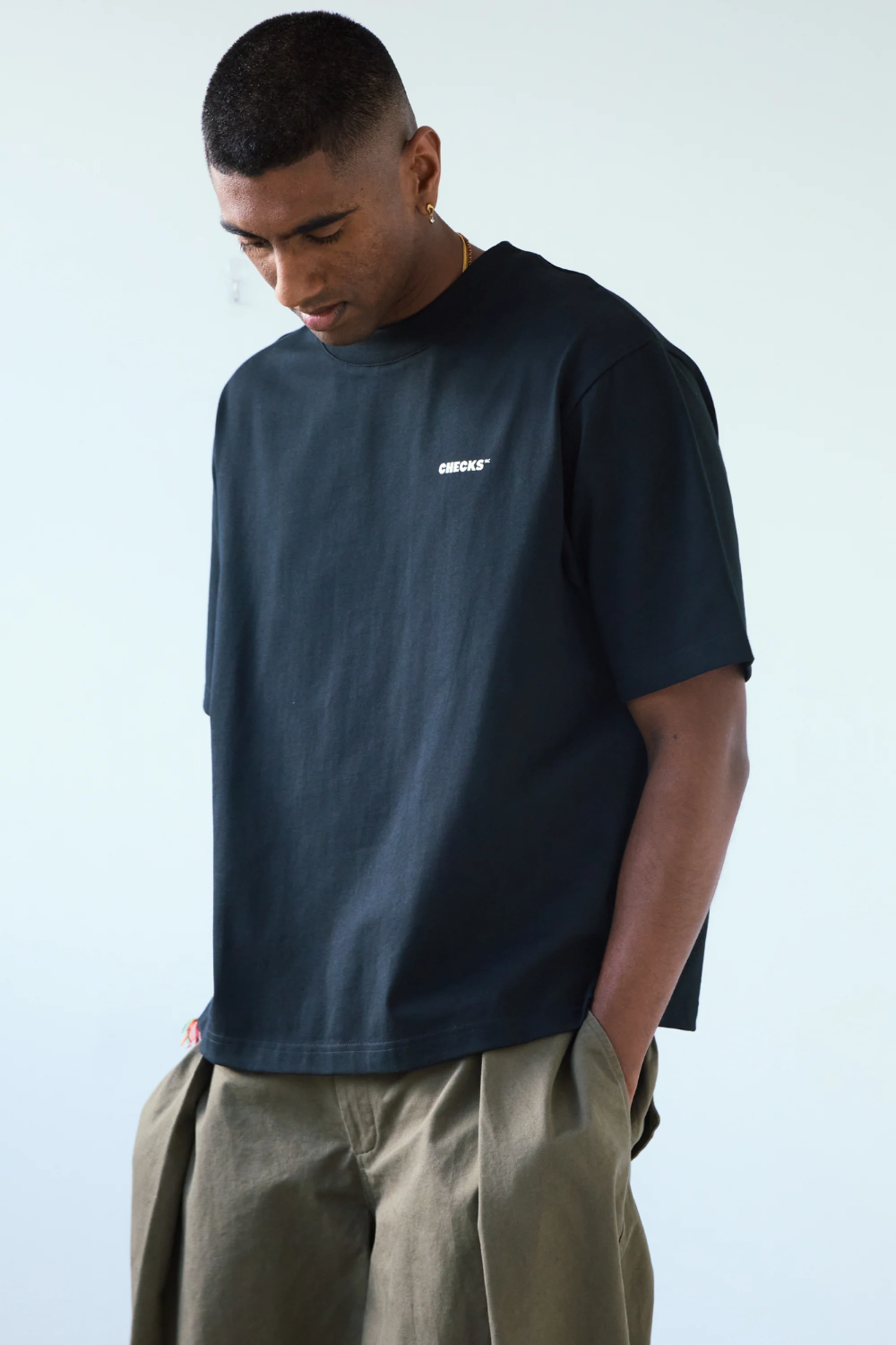 Lockup T-Shirt - Black | Checks Downtown | Mad About The Boy