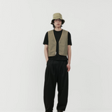 Reversible Waistcoat - Tan / Olive Canvas | PORTER JAMES SPORTS | Mad About The Boy