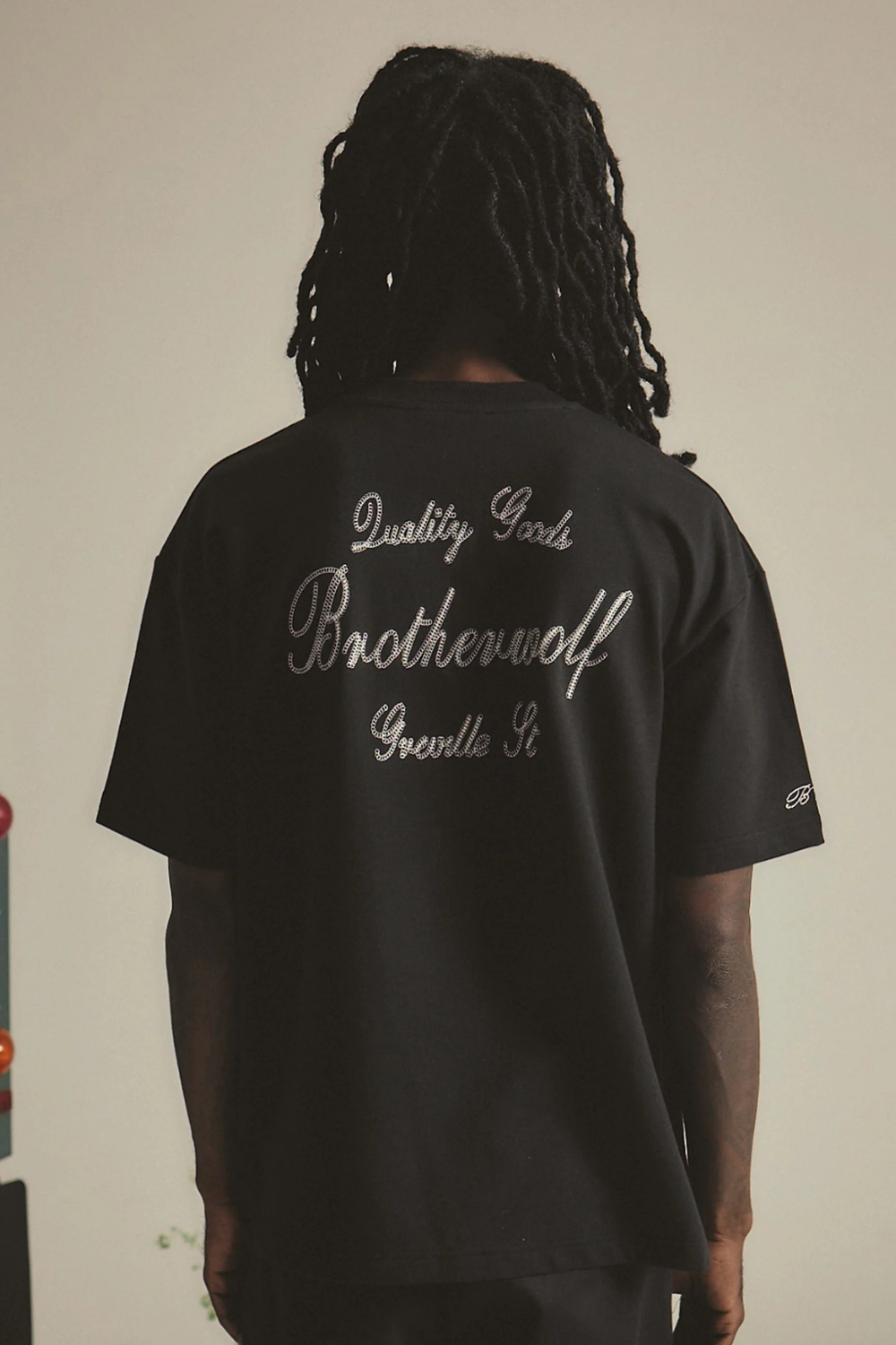 Quality Goods Tee - Black | Brotherwolf | Mad About The Boy