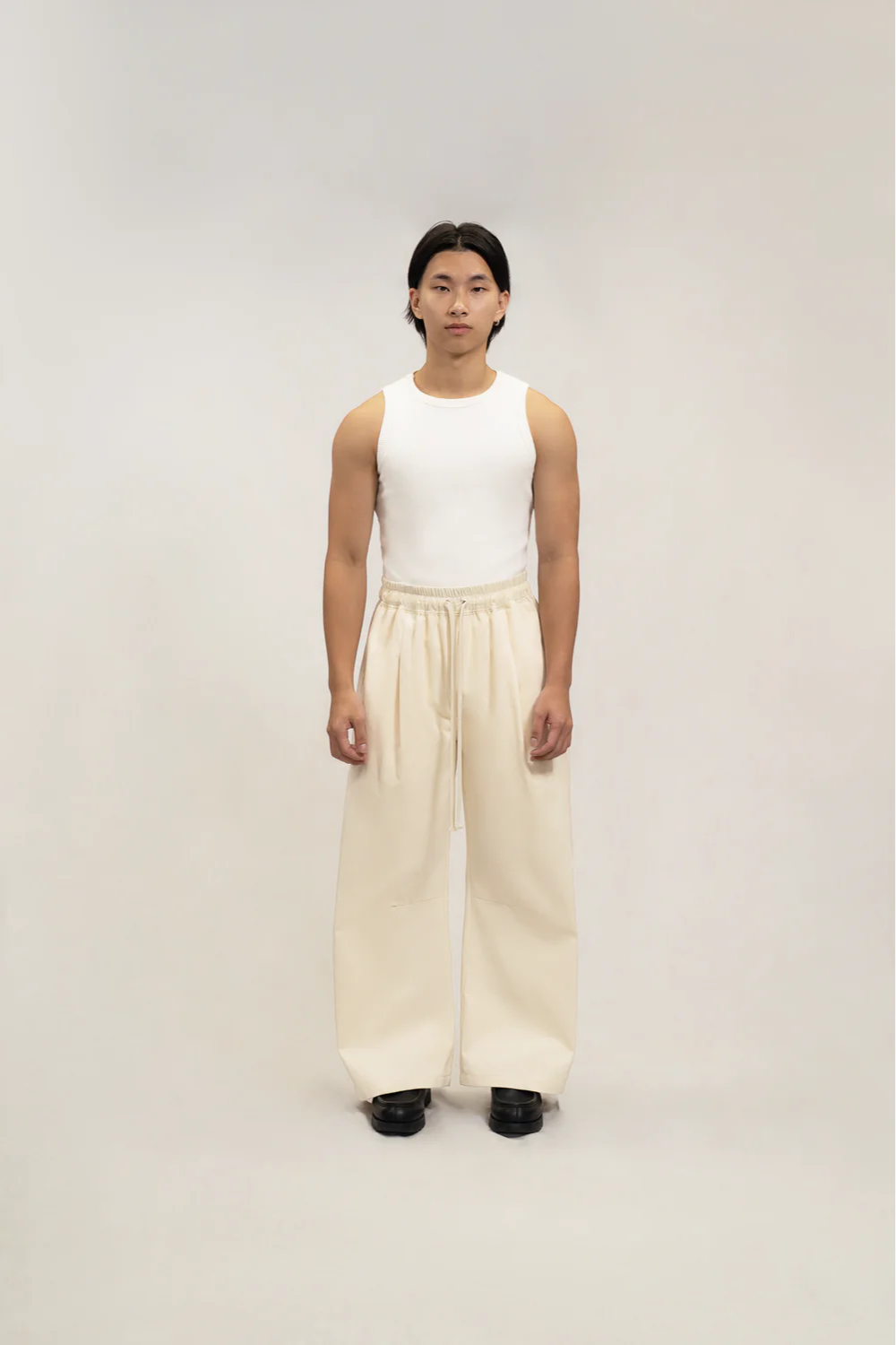 Pleated Pant - Ivory | SOLACE THEORY | Mad About The Boy