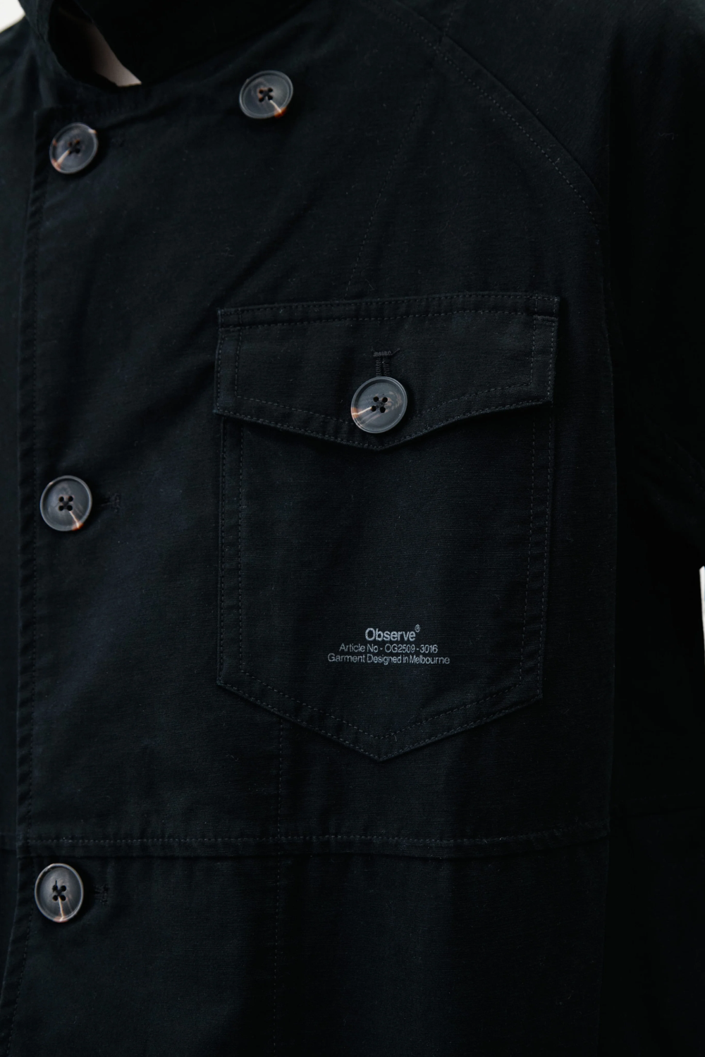 Panel Jacket - Black | Observe Gallery | Mad About The Boy