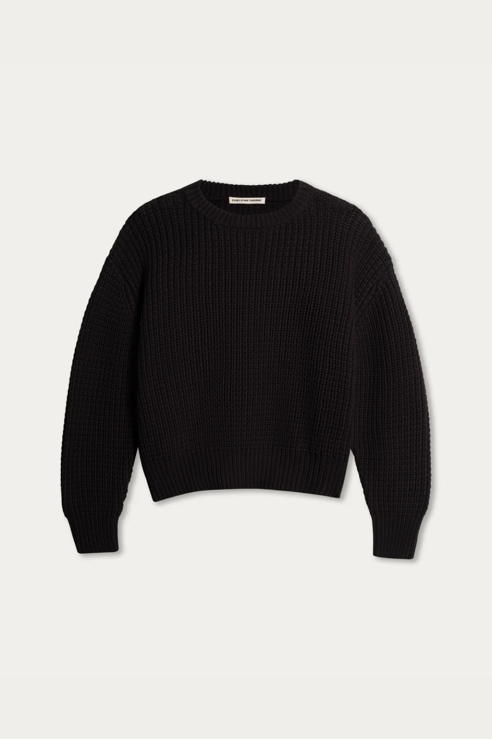 Every Other Thursday - Fishermans Knit - Black | Every Other Thursday | Mad About The Boy