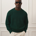 Every Other Thursday - Fishermans Knit - Green | Every Other Thursday | Mad About The Boy