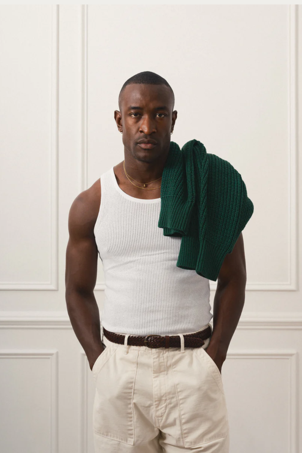 Every Other Thursday - Fishermans Knit - Green | Every Other Thursday | Mad About The Boy