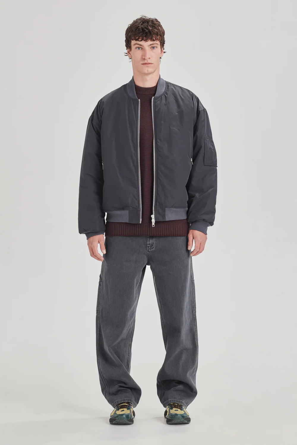 BOMBER JACKET - STEEL | COMMONERS | Mad About The Boy