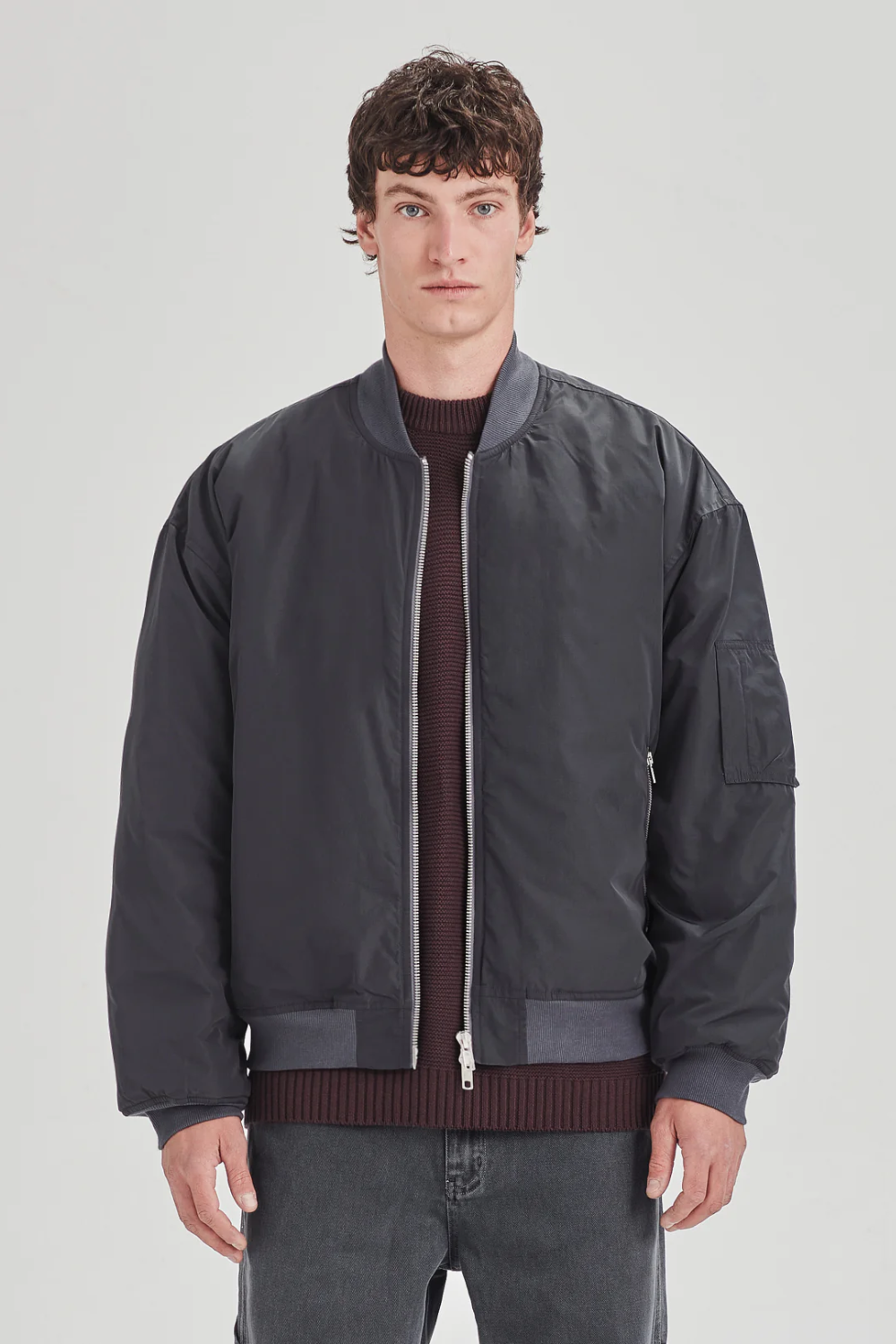 BOMBER JACKET - STEEL | COMMONERS | Mad About The Boy
