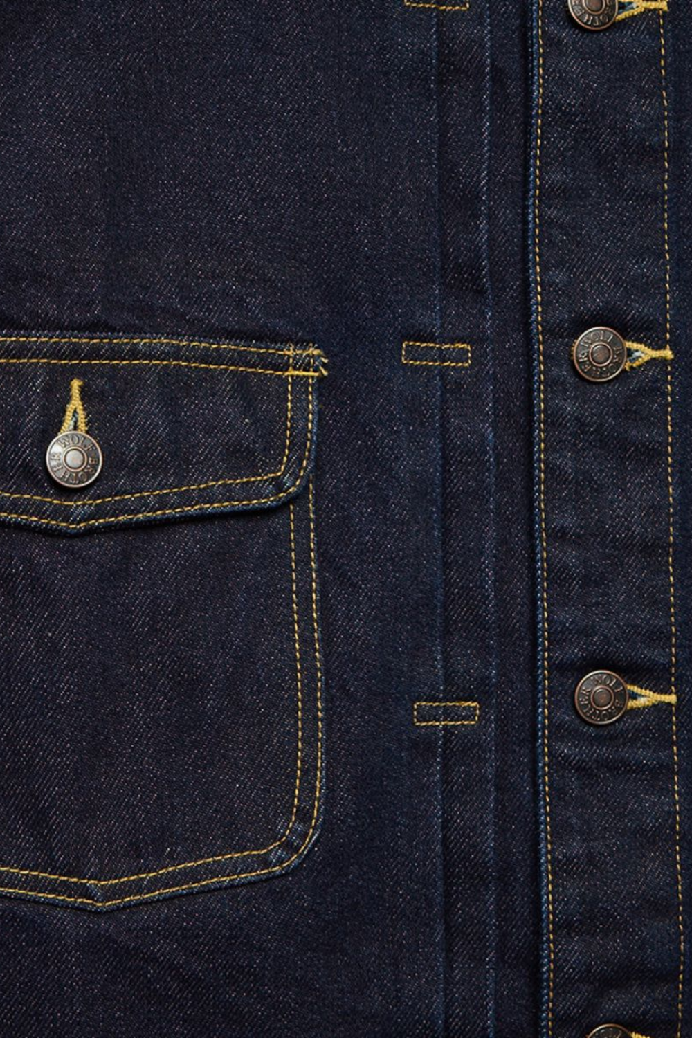 Brother Wolf Duty Jacket Indigo | Brotherwolf | Mad About The Boy