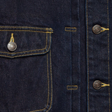 Brother Wolf Duty Jacket Indigo | Brotherwolf | Mad About The Boy