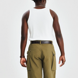 Brother Wolf Perforated Tank White | Brotherwolf | Mad About The Boy