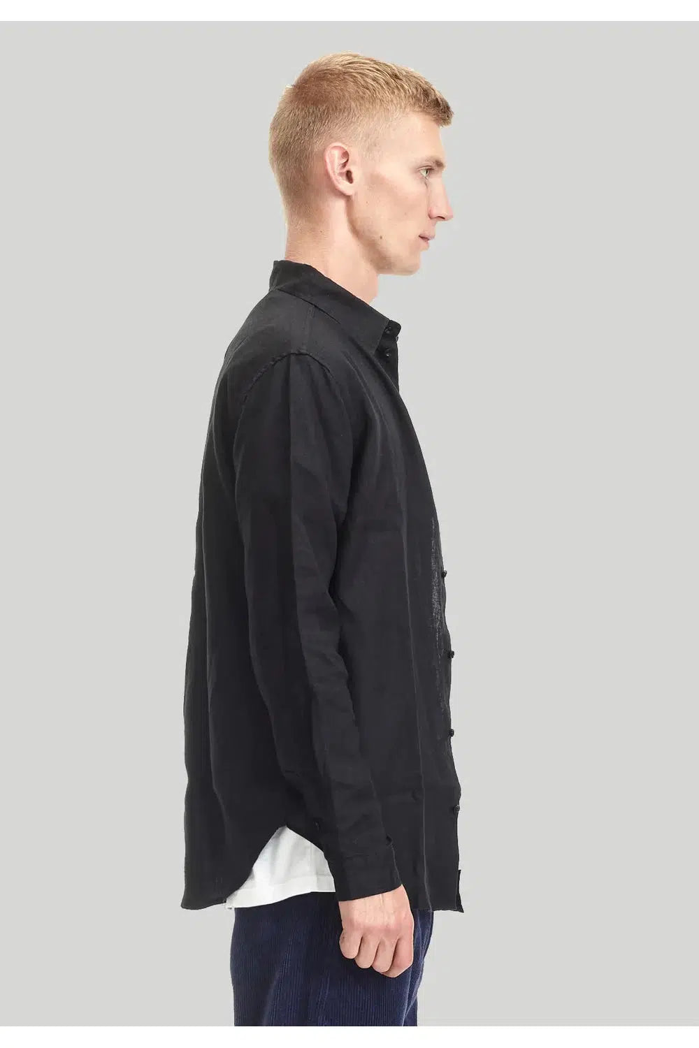 Commoners Mens Classic Linen Shirt - Black | COMMONERS | Mad About The Boy