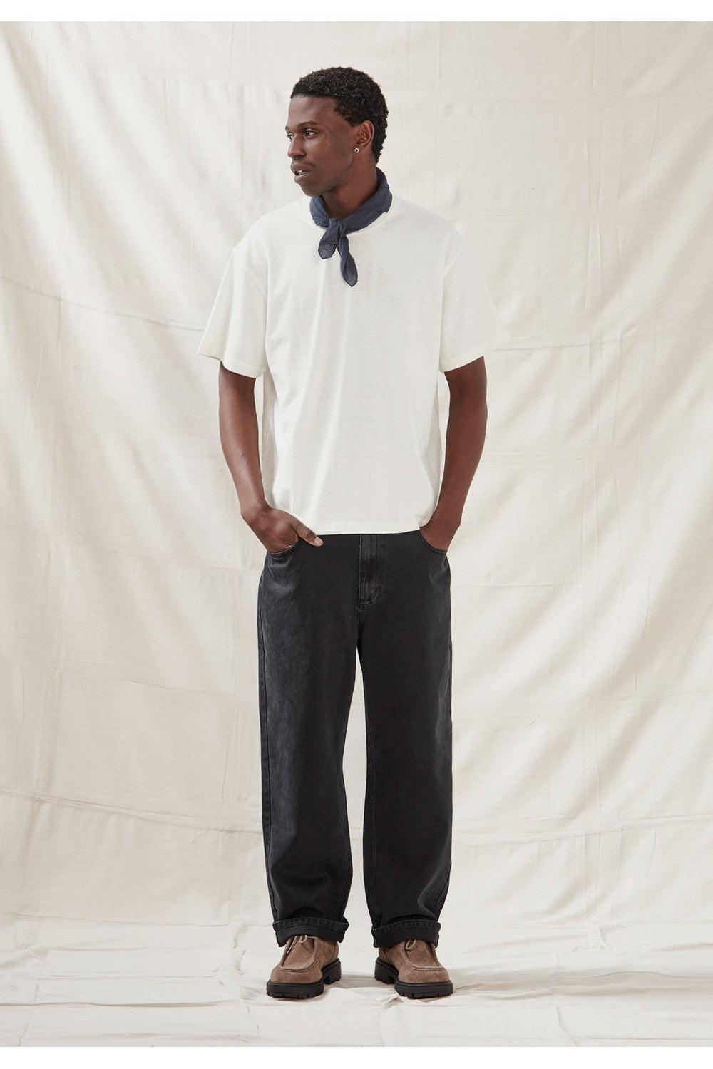 Commoners Hemp Jersey SS Tee - Rice White | COMMONERS | Mad About The Boy