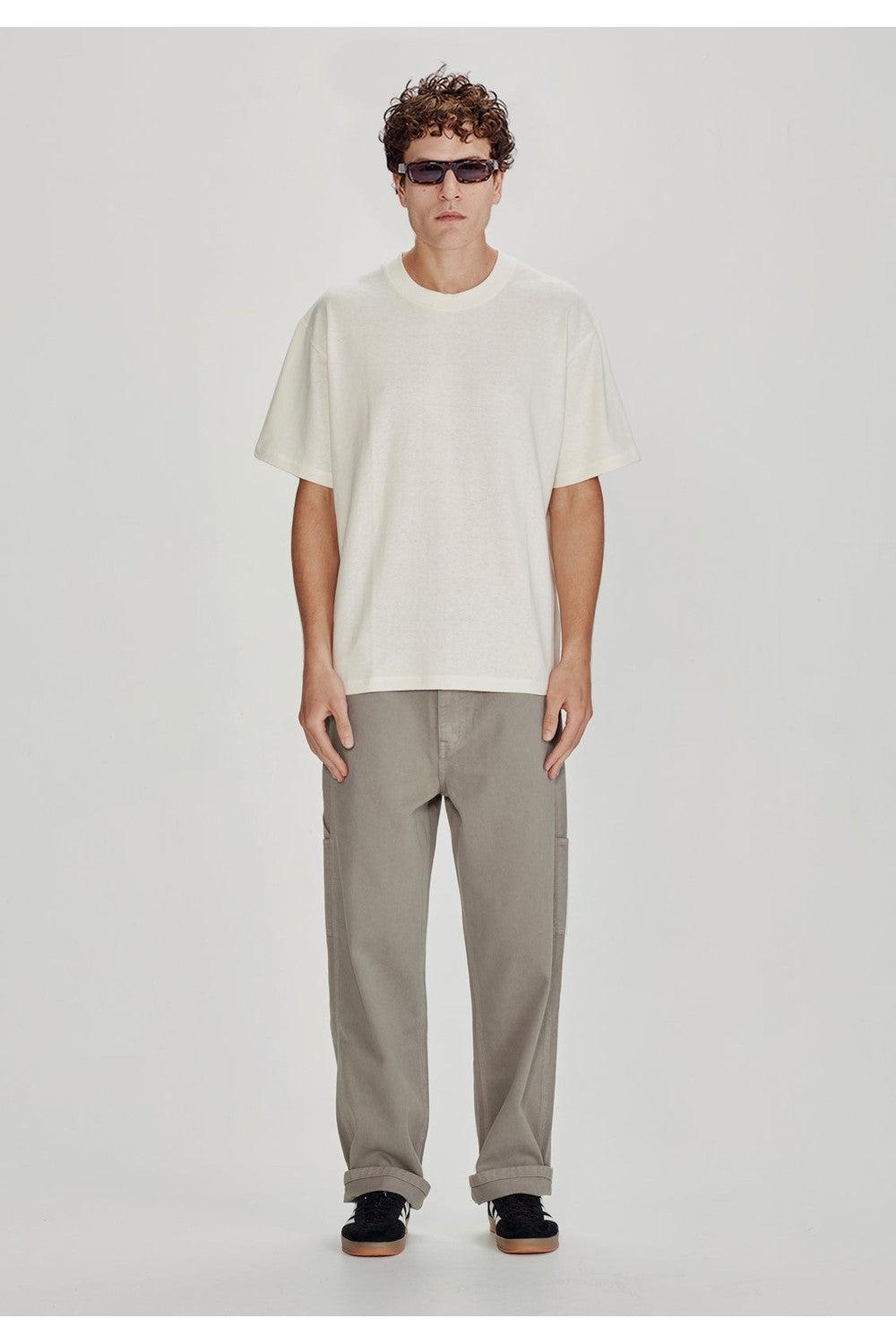 Commoners Hemp Jersey SS Tee - Rice White | COMMONERS | Mad About The Boy