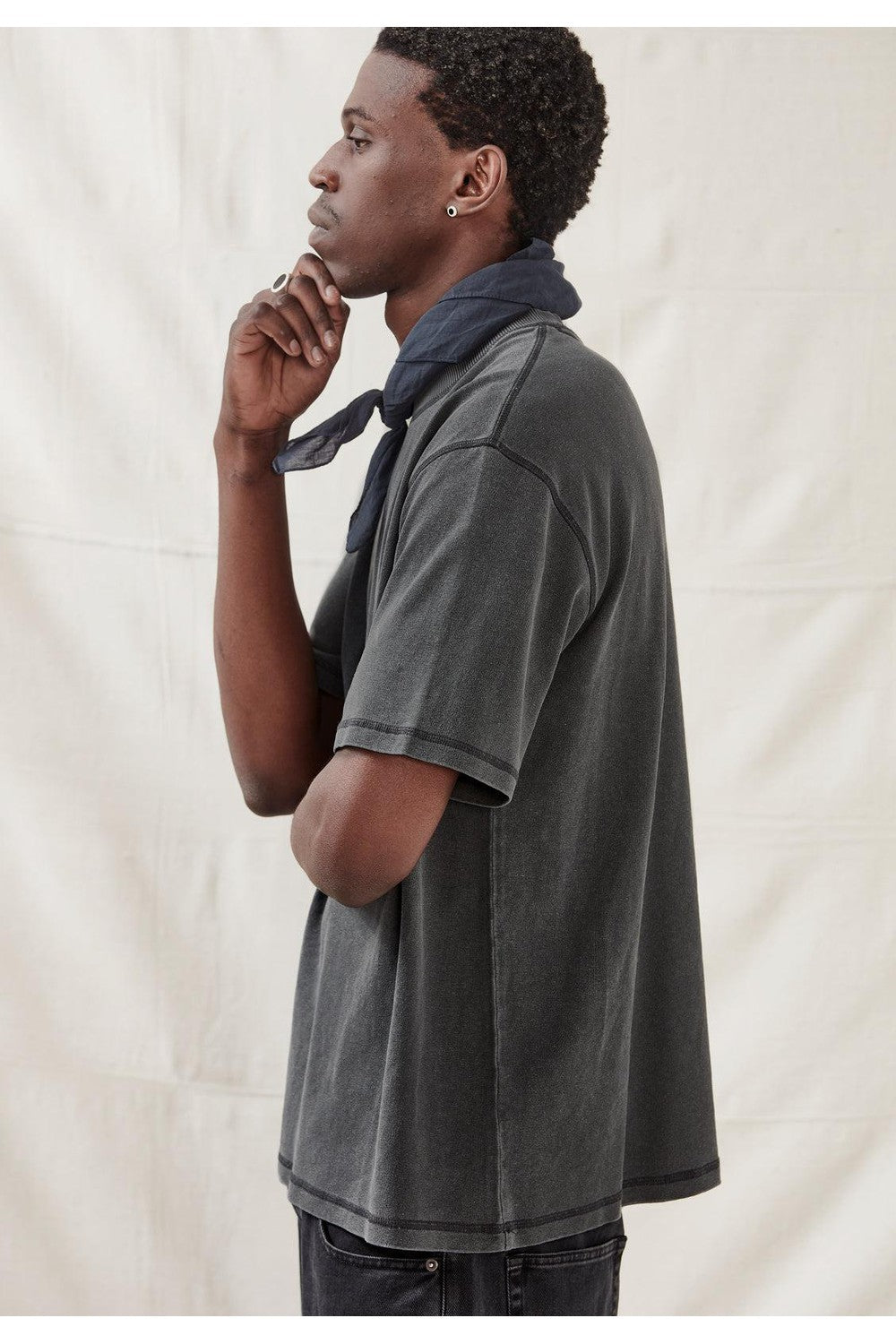 Commoners Hemp Jersey SS Tee Vintage Grey | COMMONERS | Mad About The Boy