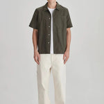 Commoners Campus SS Shirt - Olive Grey | COMMONERS | Mad About The Boy