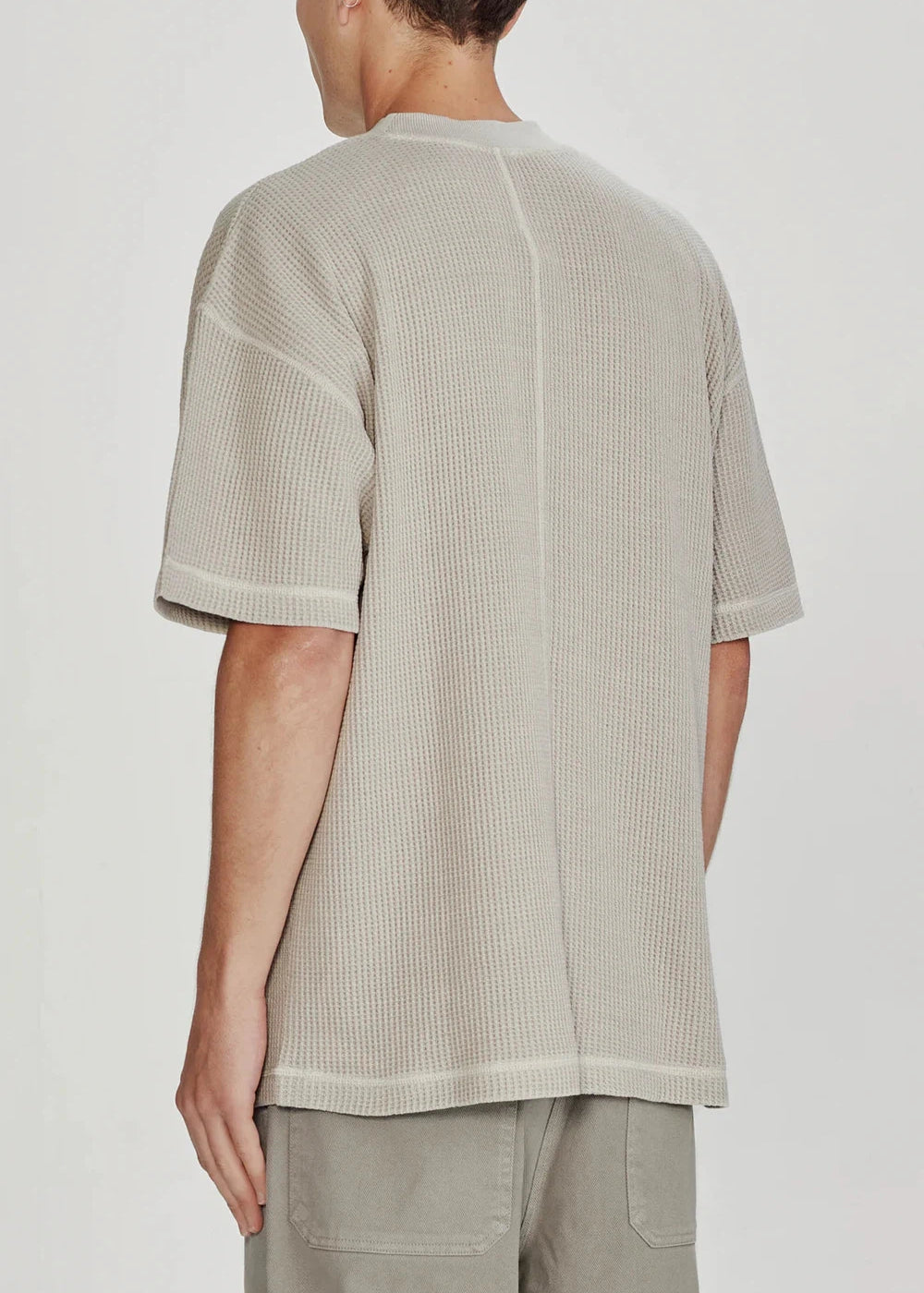 Heavy Waffle Oversized Tee - Stone | COMMONERS | Mad About The Boy