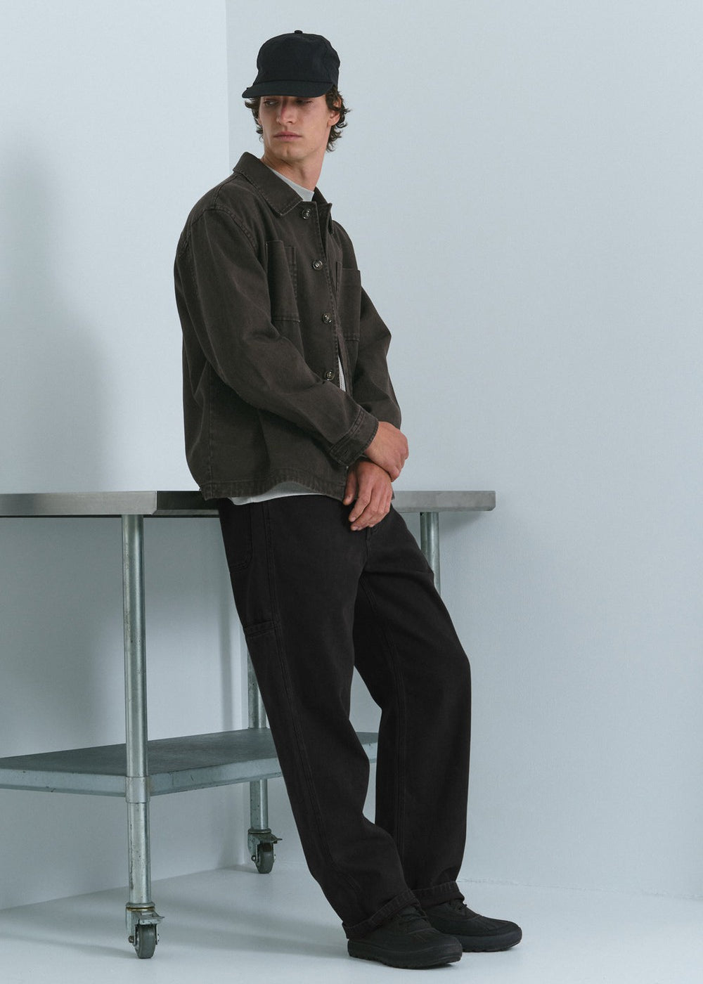 Mens Drill Work Pant - Vintage Black | COMMONERS | Mad About The Boy