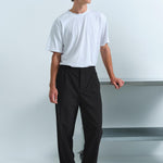 Commoners Linen/Cotton Pleat Front Pant - Black | COMMONERS | Mad About The Boy