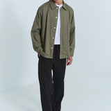 Commoners Box Fit LS Poplin Shirt Olive | COMMONERS | Mad About The Boy