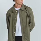 Commoners Box Fit LS Poplin Shirt - Olive | COMMONERS | Mad About The Boy