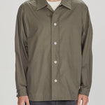 Commoners Box Fit LS Poplin Shirt Olive | COMMONERS | Mad About The Boy