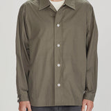 Commoners Box Fit LS Poplin Shirt Olive | COMMONERS | Mad About The Boy
