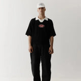 Porter James Sports S/S Cropped Rugby Knit Black/White | PORTER JAMES SPORTS | Mad About The Boy