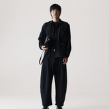 Re-Stocked Dart Knee Pleated Trousers - Navy Seersucker | PORTER JAMES SPORTS | Mad About The Boy
