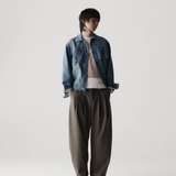 Dart-Knee Pleated Trousers - Olive | PORTER JAMES SPORTS | Mad About The Boy