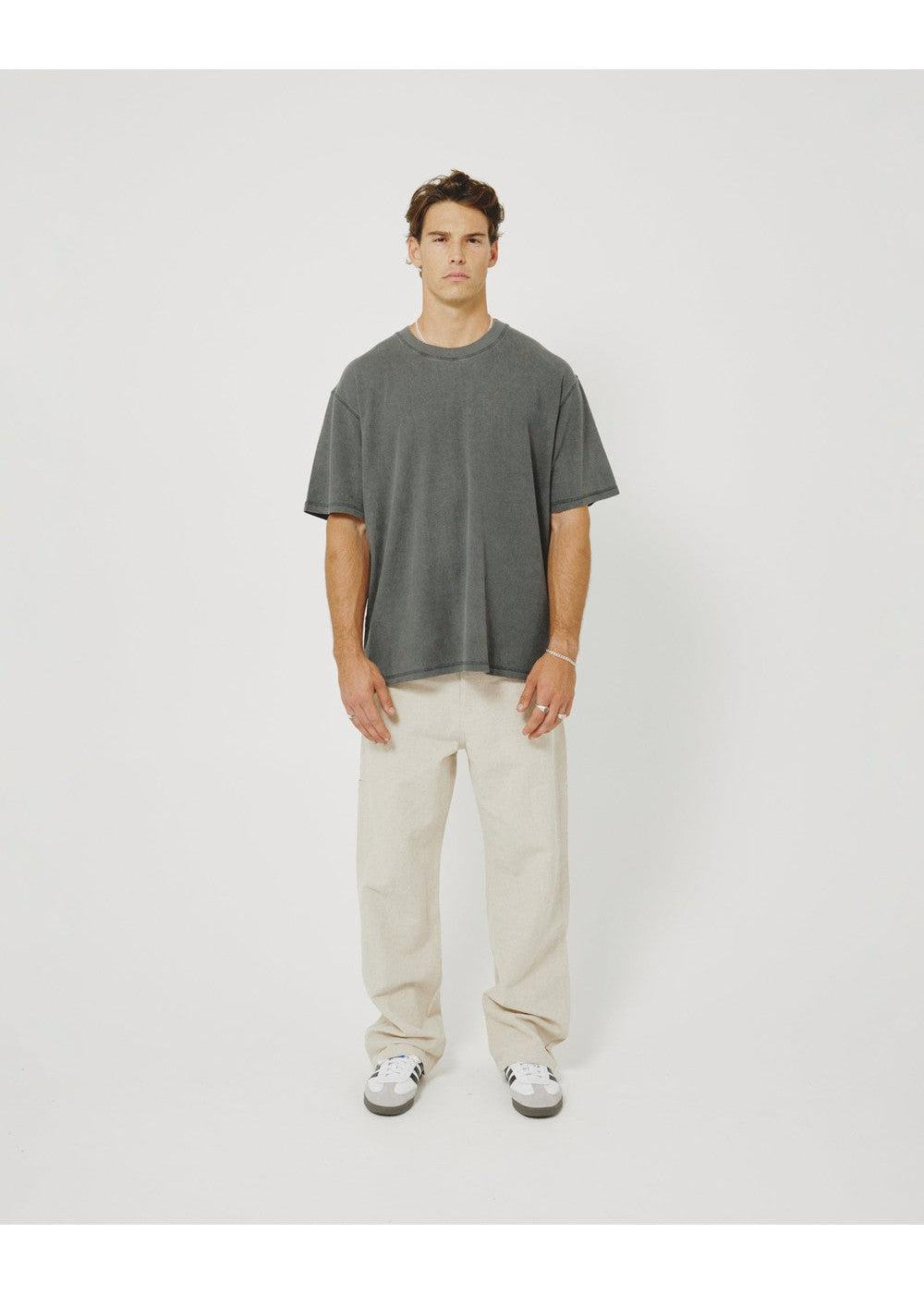 Commoners Hemp Jersey SS - Vintage Grey | COMMONERS | Mad About The Boy
