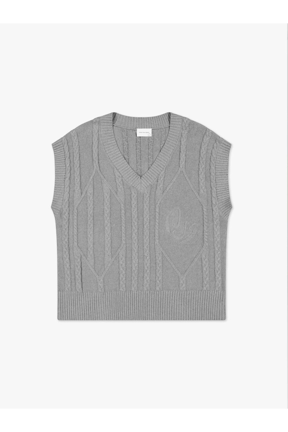Cable Knit Cropped Vest | PORTER JAMES SPORTS | Mad About The Boy