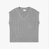 Cable Knit Cropped Vest | PORTER JAMES SPORTS | Mad About The Boy