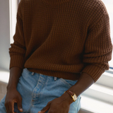 Every Other Thursday - Fishermans Knit - Brown | Every Other Thursday | Mad About The Boy